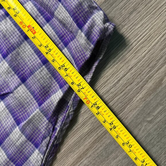 Patagonia Men's Pima Cotton Flannel Shirt - Purple/Grey - Picture 6 of 6